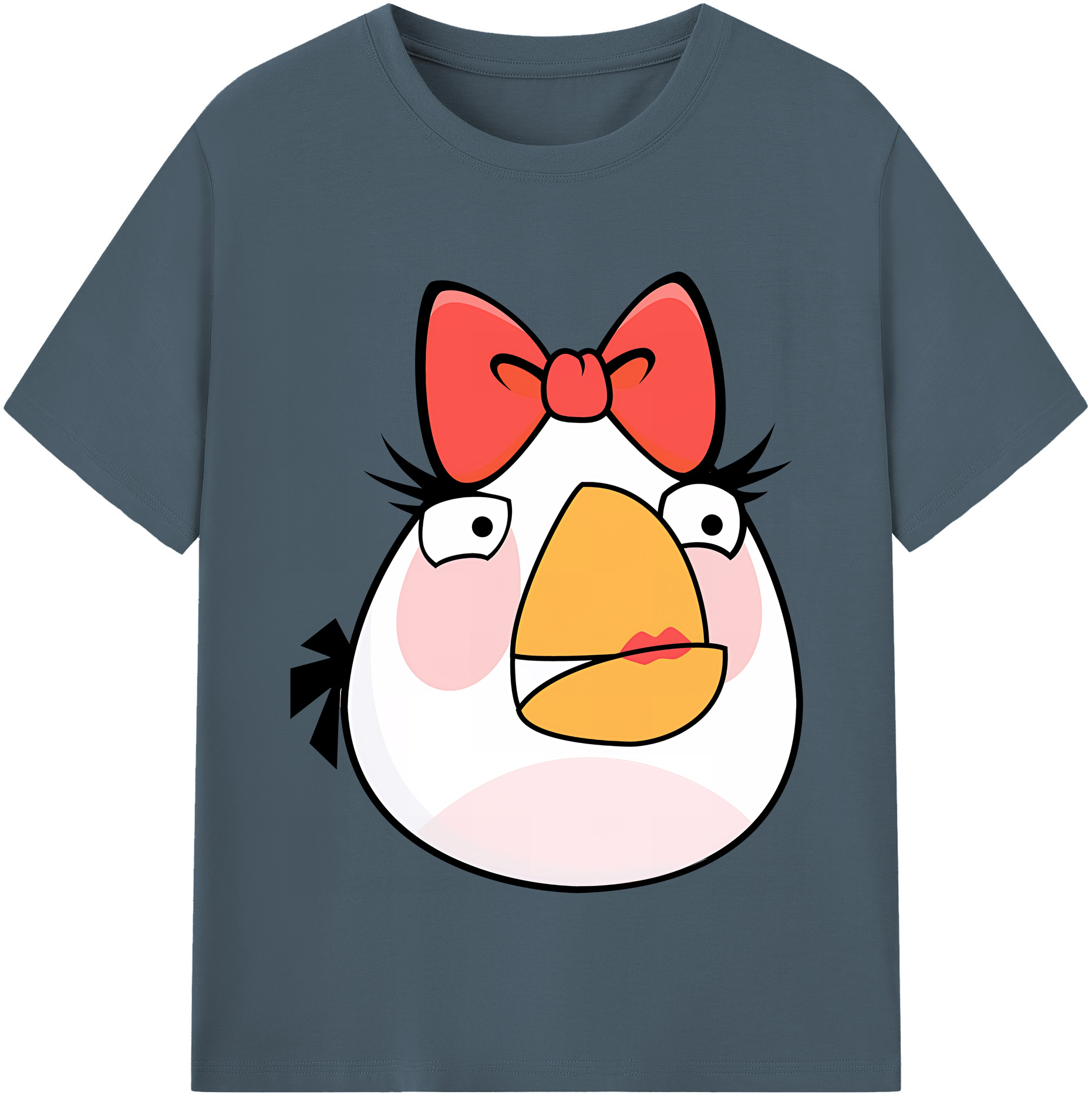 （画像用） Angry Birds アングリーバード 綿100％半袖Tシャツ（フロントプリント）
